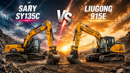 SANY SY135C vs LiuGong 915E: сравнение гусеничных экскаваторов