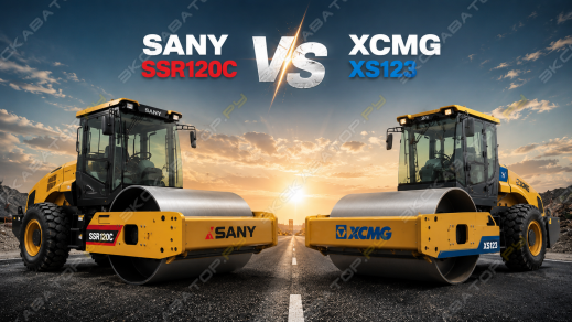 SANY SSR120C против XCMG XS123: сравнение грунтовых катков