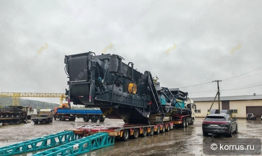 Грохот SUNWARD SP1560MSTD разгружен на склад