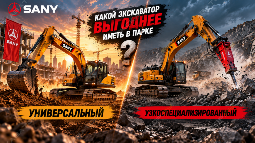 Какой экскаватор выгоднее держать в парке: универсальный или узкоспециализированный