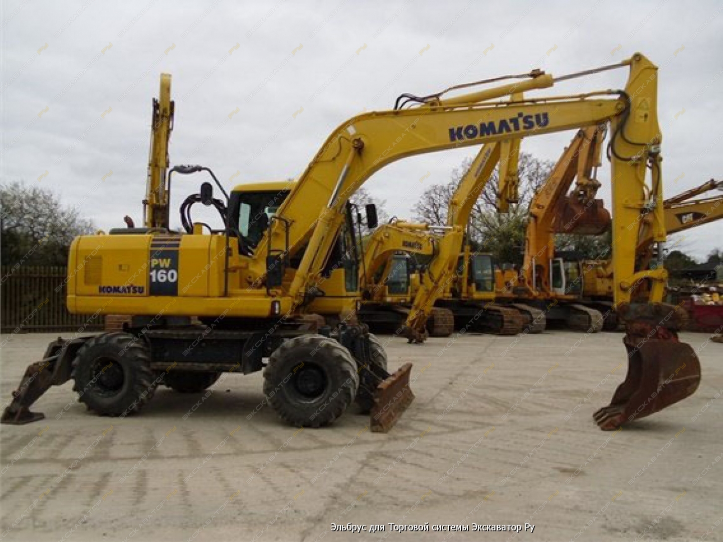 Komatsu PW160-7 06-17 18:38:29