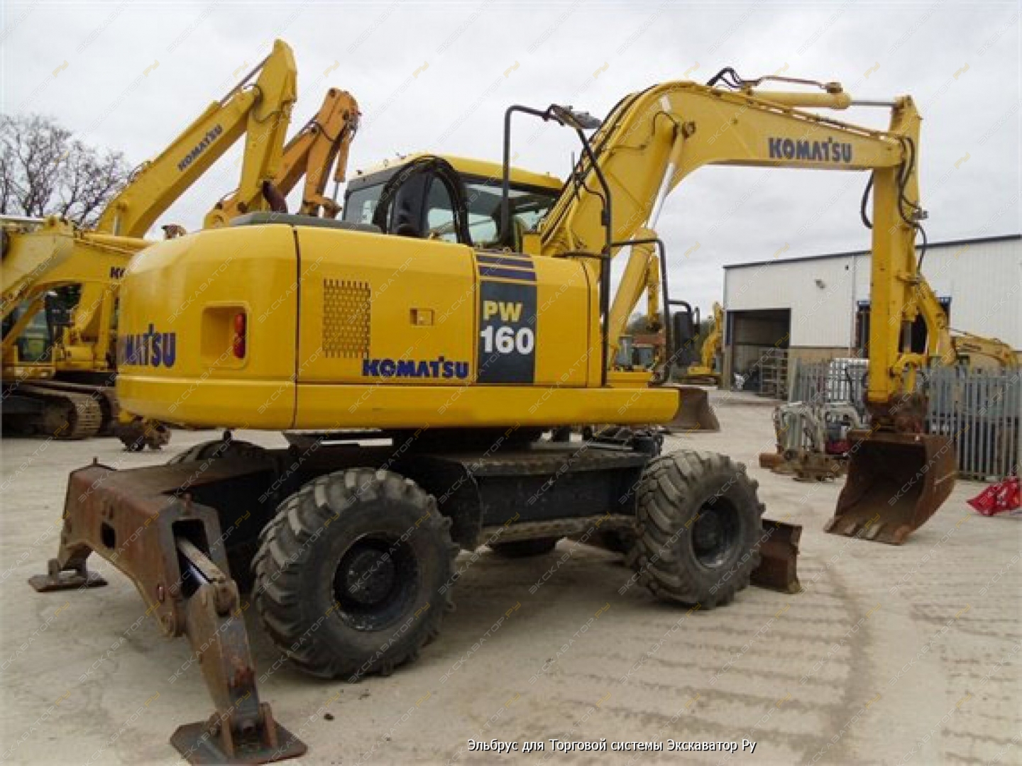 Komatsu PW160-7 06-17 18:38:41