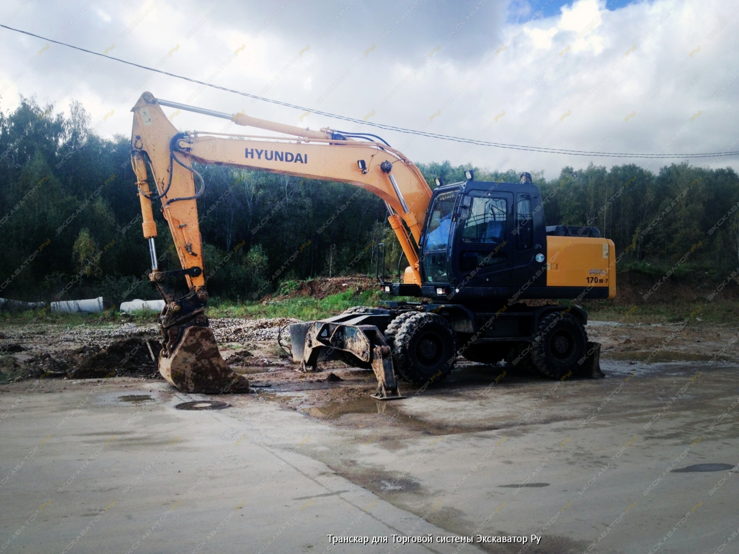Экскаватор hyundai r170w 7