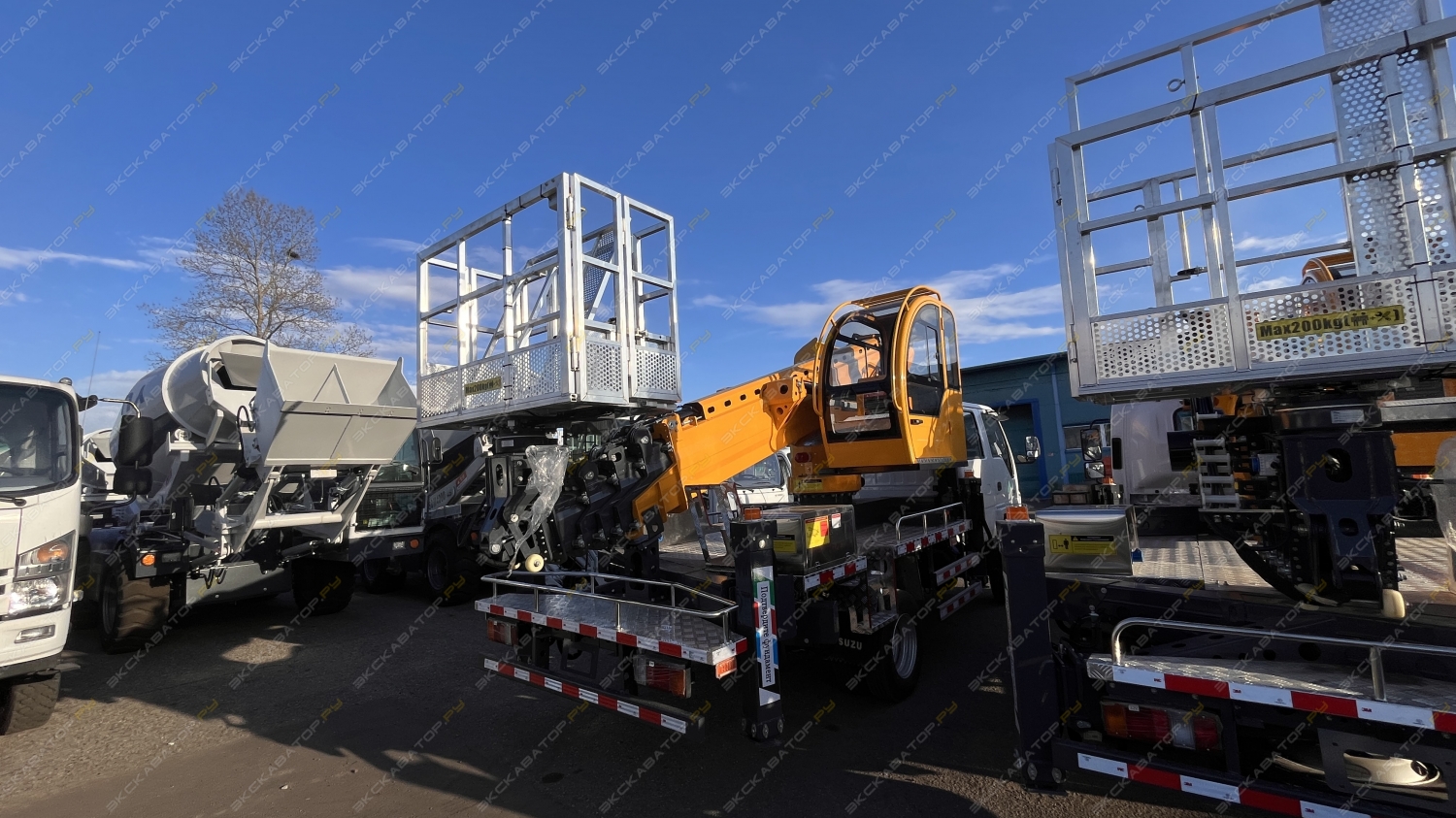 ELF 4x4 двойная кабина высота 20 м [8]