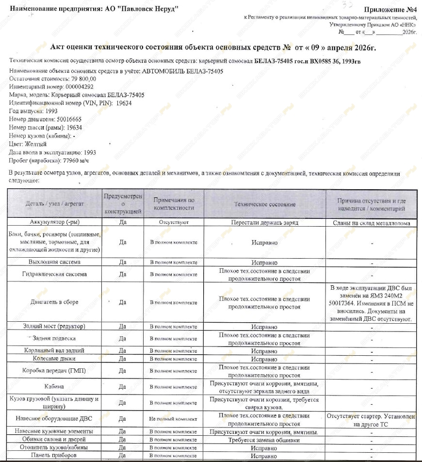 БелАЗ 7540 [1]