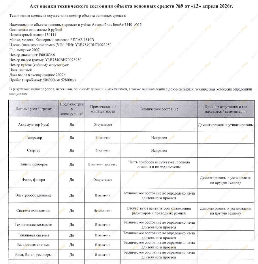 БелАЗ 7540 [1]