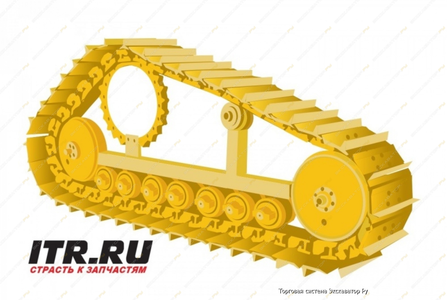 ЦЕПЬ ГУСЕНИЧНАЯ 45 KOMATSU PC2107 0407 112333
