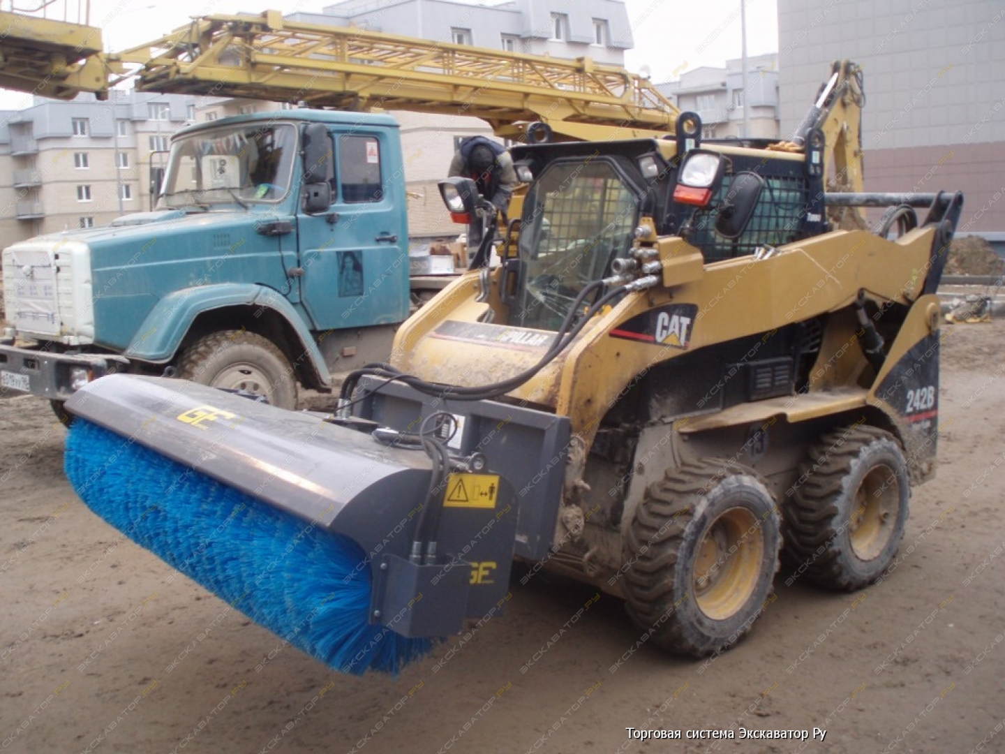 Щетка GF GORDINI (Италия) подметальная поворотная угловая гидравлическая SA  - купить в Москве. №6681