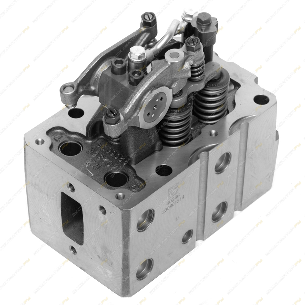Головка блока в сборе (1,3,4,6 цилиндр без горн.торм) WP12 EURO 5 SHACMAN [1]
