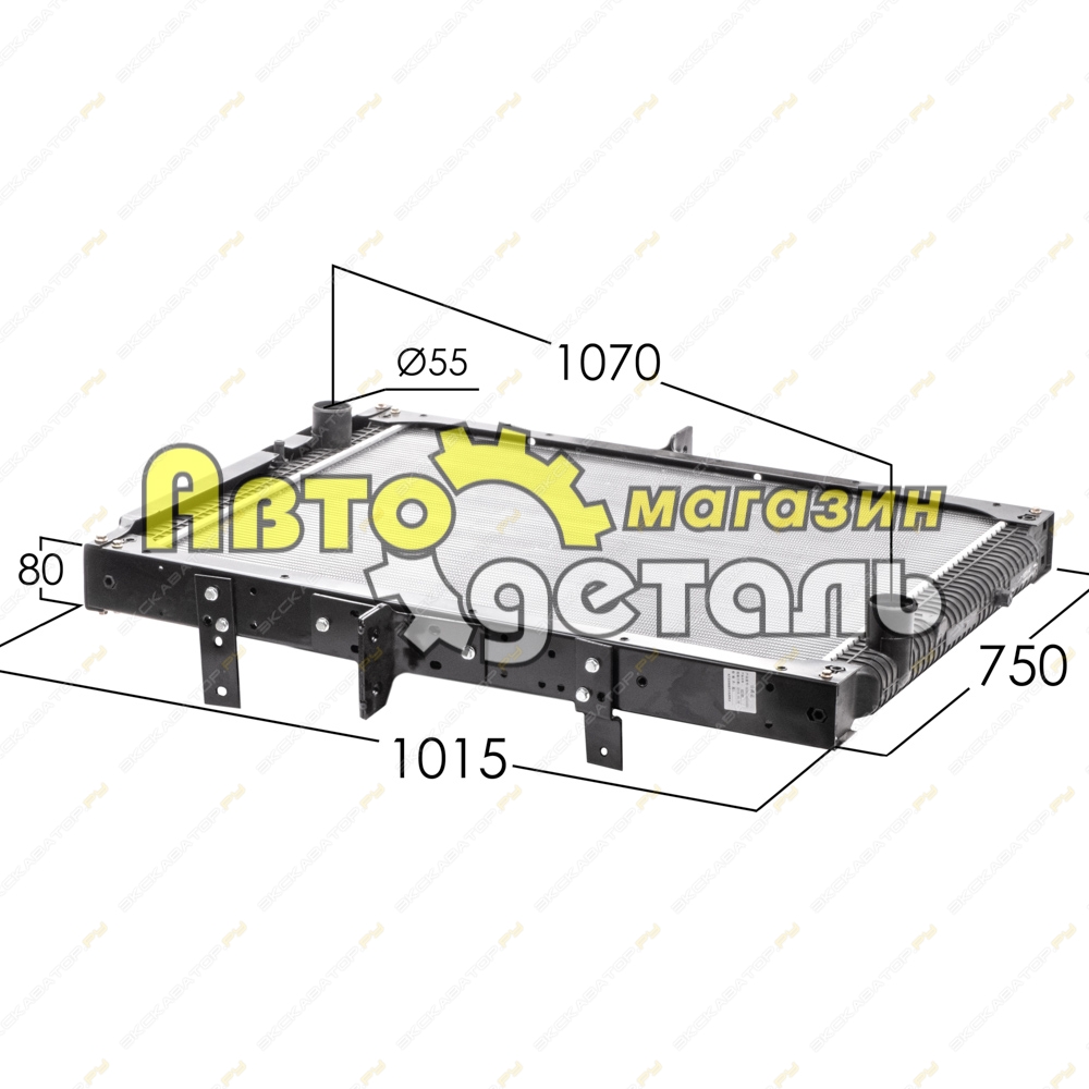 Радиатор D12 HOWO A7 [1]