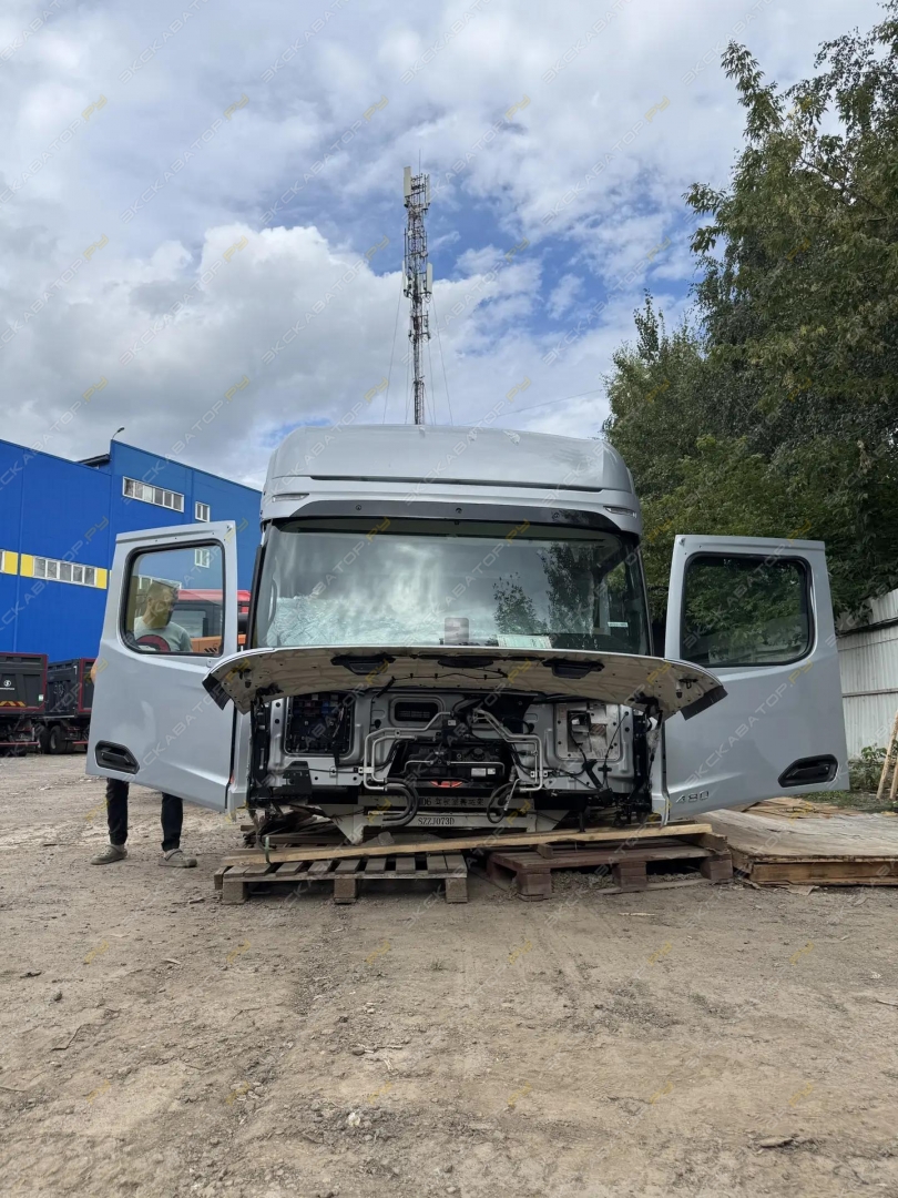 Кабина в сборе shacman X6000 новая. Все элементы для установки! Автономный отопитель салона [8]