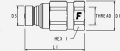 БЫСТРОРАЗЪЕМНОЕ СОЕДИНЕНИЕ FASTER FFH08 12GAS M BSP 1/2