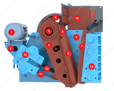 Щековая дробилка JC150 [1]