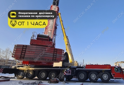 LIEBHERR LTM 1500 (500 тонн 84 + гусек 91 метр( [3]