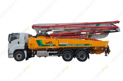 Автобетононасос XCMG HB43V на шасси ISUZU 6x4 дв 3 [0]