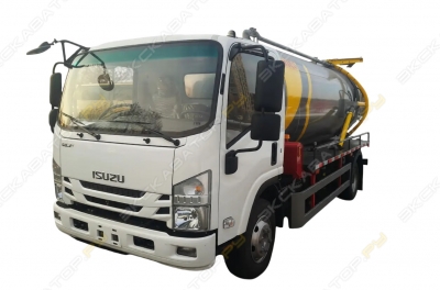 Илосос на шасси ISUZU 4x2 дв 139kw объем бочки 8м3 [0]
