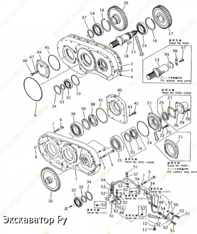 Запчасти Komatsu D355a [1]