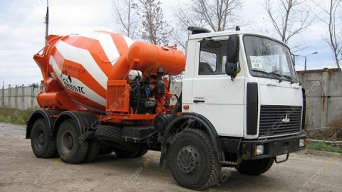Автобетоносмеситель АБС-7 на шасси МАЗ 6303А3