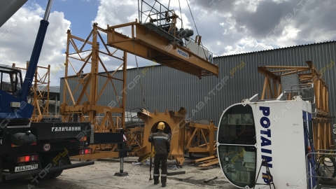 Погрузка крана Potain MC 175B