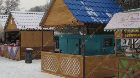 Генератор на Масленице в парке Горького