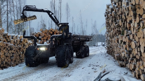 Российский форвардер двухпогрузочный Тром 20