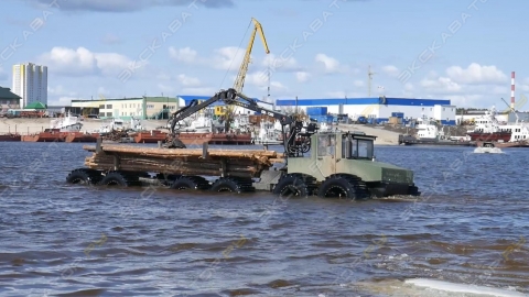 Трубовоз плавающий, г.п. 5 т длина хлыста 10-12м