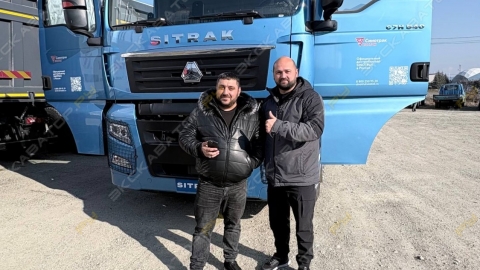 Передача тягача SITRAK клиенту в Хабаровский край
