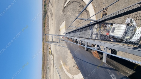 Радиус поворота конвейера - 270 градусов