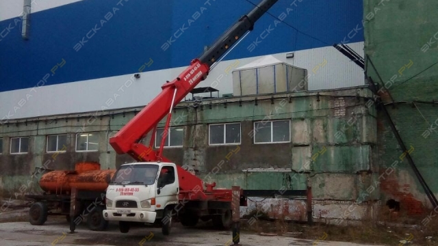 28 метров. Услуги автовышки в Лебедяни арендовать.