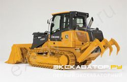 Фронтальные погрузчики колесные John Deere 755D
