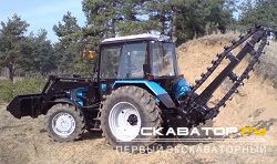 Траншеекопатели БЗГТ ЭЦ-1800