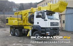 Экскаваторы-планировщики Tisovec UDS-114 на шасси MAN TGA 26.310