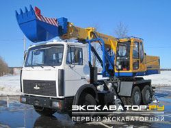 Экскаваторы-планировщики Святовит EW-25-M1 шасси МАЗ