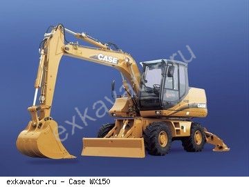 Колесные экскаваторы Case WX150