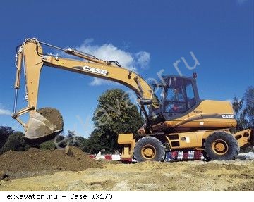 Колесные экскаваторы Case WX170