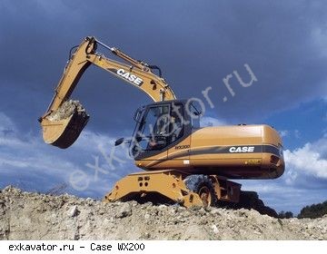 Колесные экскаваторы Case WX200