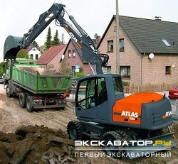 Колесные экскаваторы Atlas 150 W