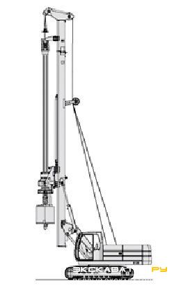 Сваебои, сваебойные установки Casagrande B125