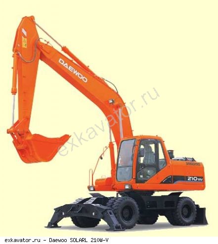 Колесные экскаваторы Daewoo SOLAR L 210W-V