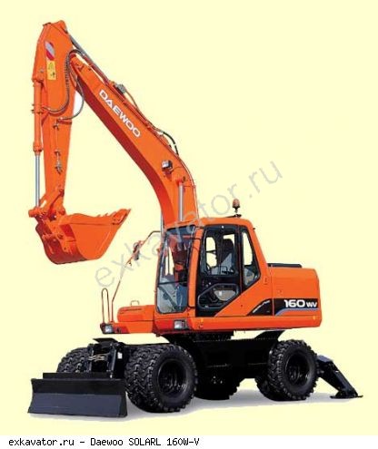 Колесные экскаваторы Daewoo SOLAR L 160W-V