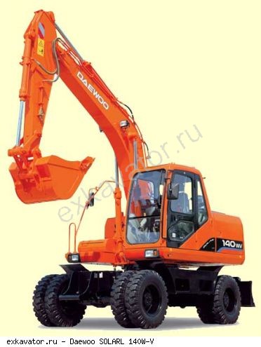 Колесные экскаваторы Daewoo SOLAR L 140W-V
