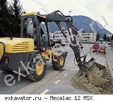 Колесные экскаваторы Mecalac 12MSX
