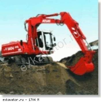 Колесные экскаваторы Atlas 1704M
