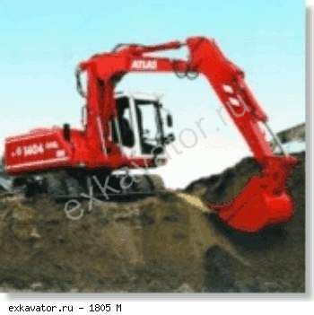 Колесные экскаваторы Atlas 1804