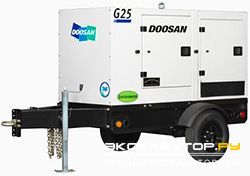 Дизельные генераторы и электростанции Doosan G25WDO-3A-T4F