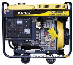 Дизельные генераторы и электростанции Kipor KDE6500E3