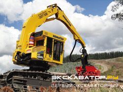 Валочно-пакетирующие машины Komatsu XT450L