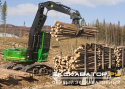 Лесопогрузчики, погрузчики леса John Deere 2454D