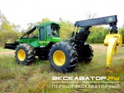 Трелевочные тракторы, скиддеры John Deere 648H