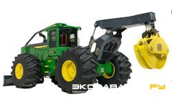 Трелевочные тракторы, скиддеры John Deere 848L